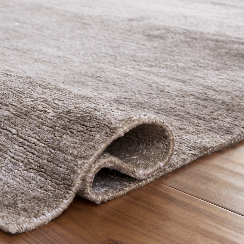 Ralph Lauren Fairfax Viscose, Cotton Solid Color Rug, Rectangle 6' x 9'