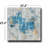 Blue And Gray Geometric Texture Canvas Wall Art