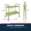 Fenske Metal Bar Cart-61691370