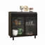 Armoire décorative avec portes en verre
