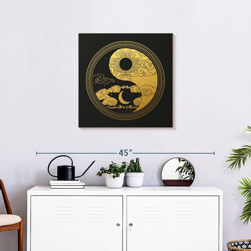 Kerrick Oriental Yin Yang, 24" H x 24" W