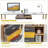 Abeed L-Shaped Metal Base Computer Desk