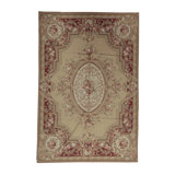 Petitepoint Hand Woven Wool Oriental Area Rug
