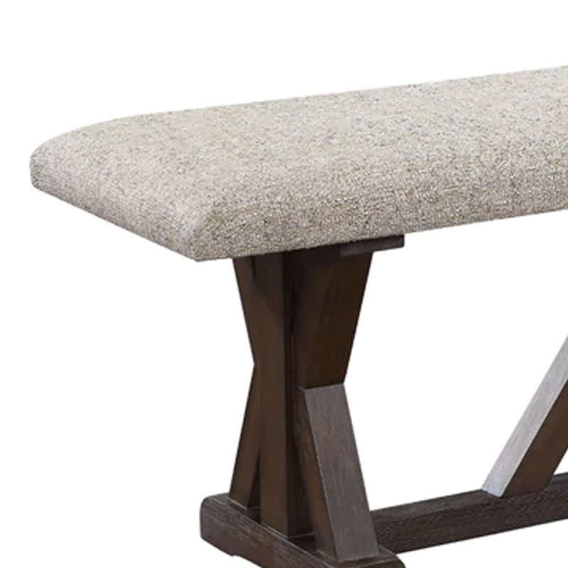 Aderita Fabric Upholstered Bench