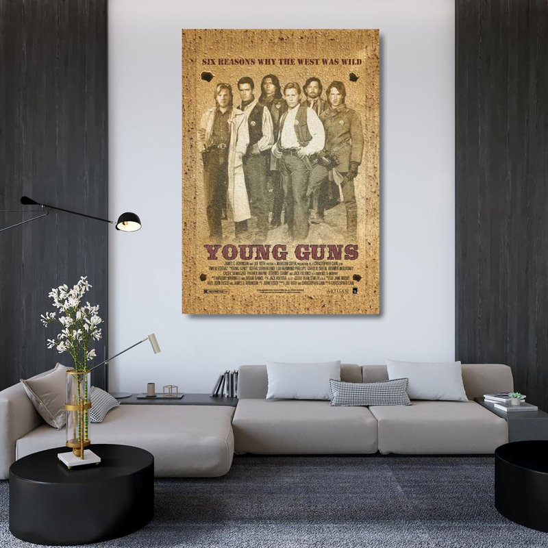 Young Guns, 48" H x 33" W
