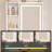 Makeup Vanity Dressing Table with Adjustable LED Lighted Mirror and padded stool