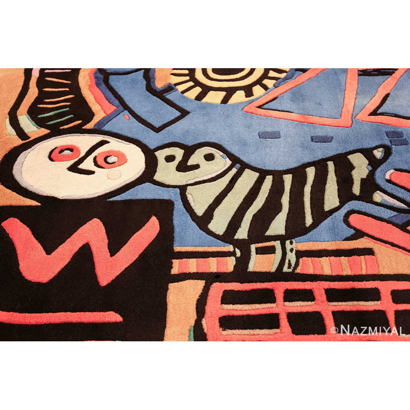 Scandinavian One-of-a-Kind Rectangle 6'6" x 9'1" Area Rug