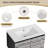 Paydon 30 " W Wall Mounted Wall Mounted 1 Single Vanity Bathroom Vanity With Ceramic Top