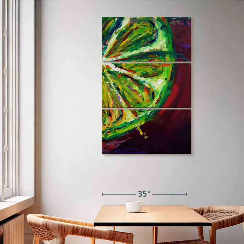 Yarlin Lime 2017, 65" H x 42" W