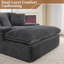 Chaise longue rembourrée 67 po avec coussin supérieur amovible-1094539830
