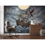 Papier peint bateau pirate avec lune et lune-696541237-696541231