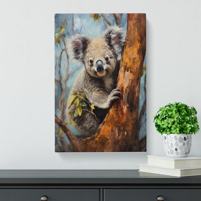 Koala Bear Romanticism - Wrapped Canvas