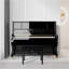 Housse pour banc de piano en velours doux Evgeneia