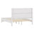 Echo Farmhouse Solid Wood Platform Bed, Distressed Panel Bed Frame, Rustic Country Cottage Style-908802489-908802438