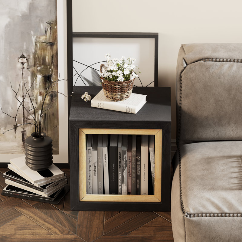 Table de bout moderne avec tablette ouverte