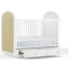 Aspen 4-In-1 Convertible Crib With Underdrawer, White With Textured Oat-260314992