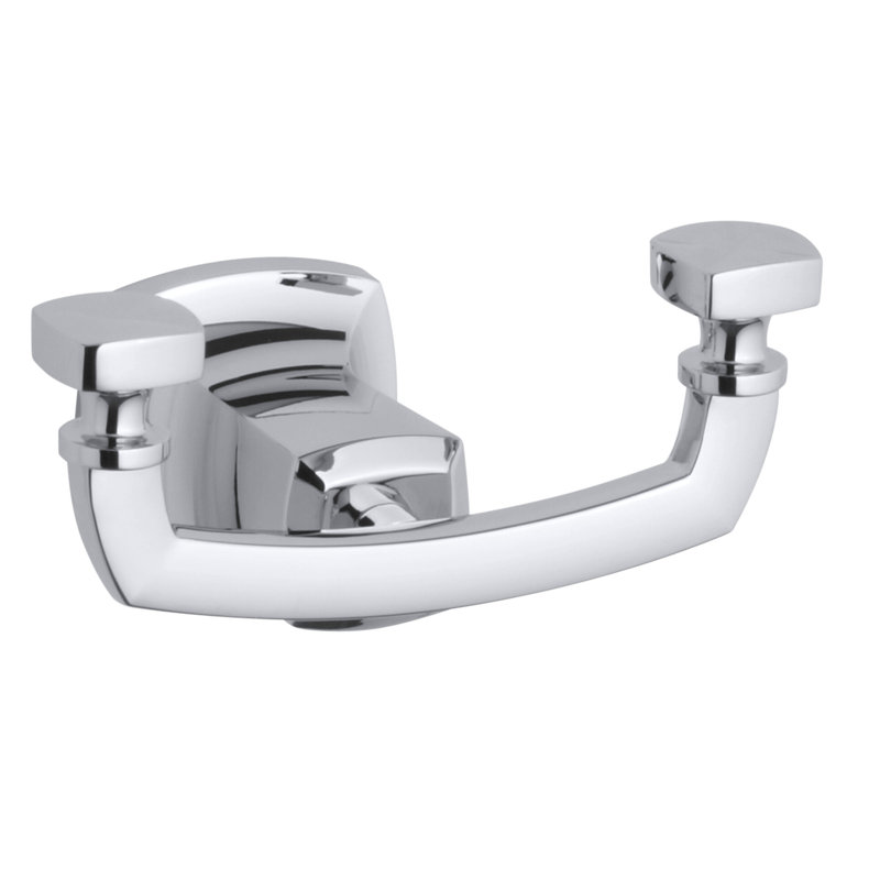 Margaux® Wall Mounted Robe Hook, Polished Chrome