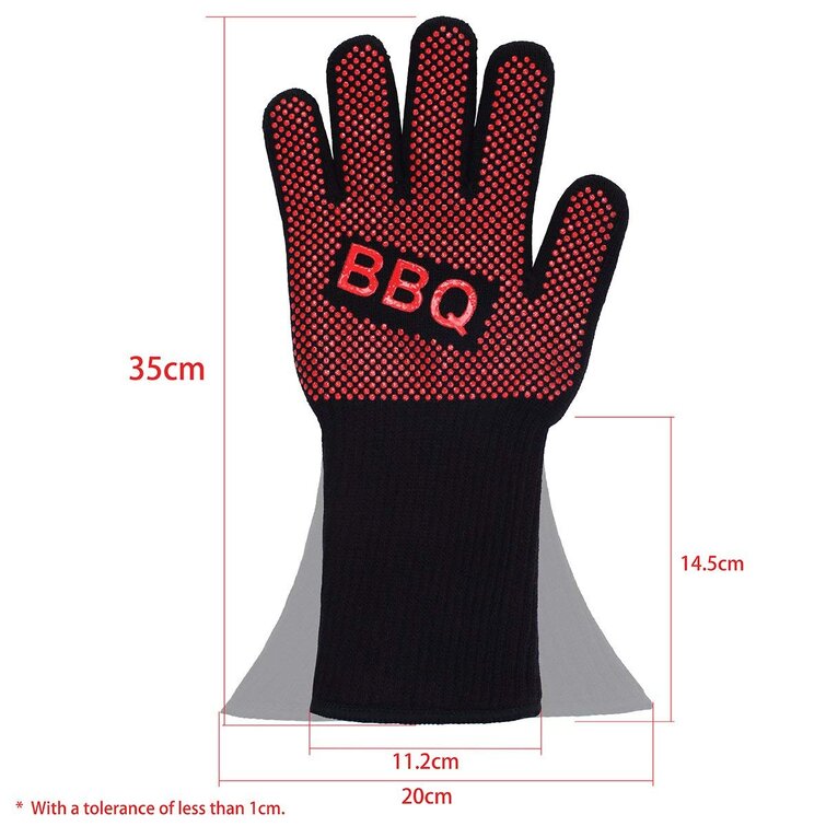 LEXON Silicone Cooking Gloves Heat Resistant Oven Mitts