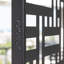 Ensemble de paravents en plastique noir Screen Series