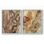 «Tree Texture Triptych I», reproduction encadrée de qualité supérieure - prête à être accrochée - aucun clou requis - aucun clou requis-108035371-108035376