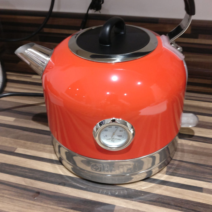Cordless Kettle Haden Orange Kettle Haden Jersey Red Kettle Litre