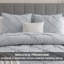 Pintuck Duvet Cover Set with Pillowcases – Soft Microfiber, Textured Quilt Cover, All-Season Comfort-126063150-126063153