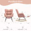 Chaise berçante en tissu Teddy-1337992305