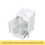 Meuble-lavabo de 20 po avec lavabo, armoire de salle de bain avec porte à fermeture douce, support de rangement et tiroir-115753800
