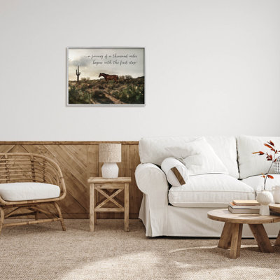 " Journey Begins With First Step Scenery " by Lori Deiter