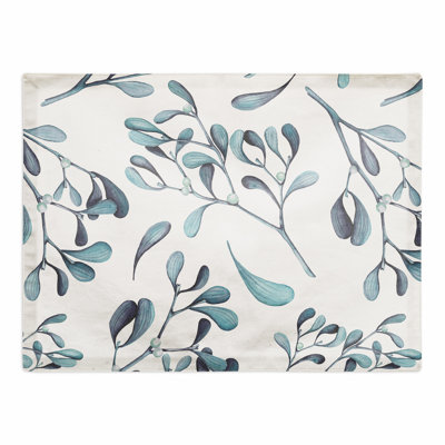 Poly Twill Floral Rectangle Placemat