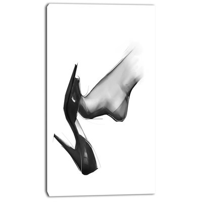 « leg usure high talon », reproduction d’art sur toile tendue