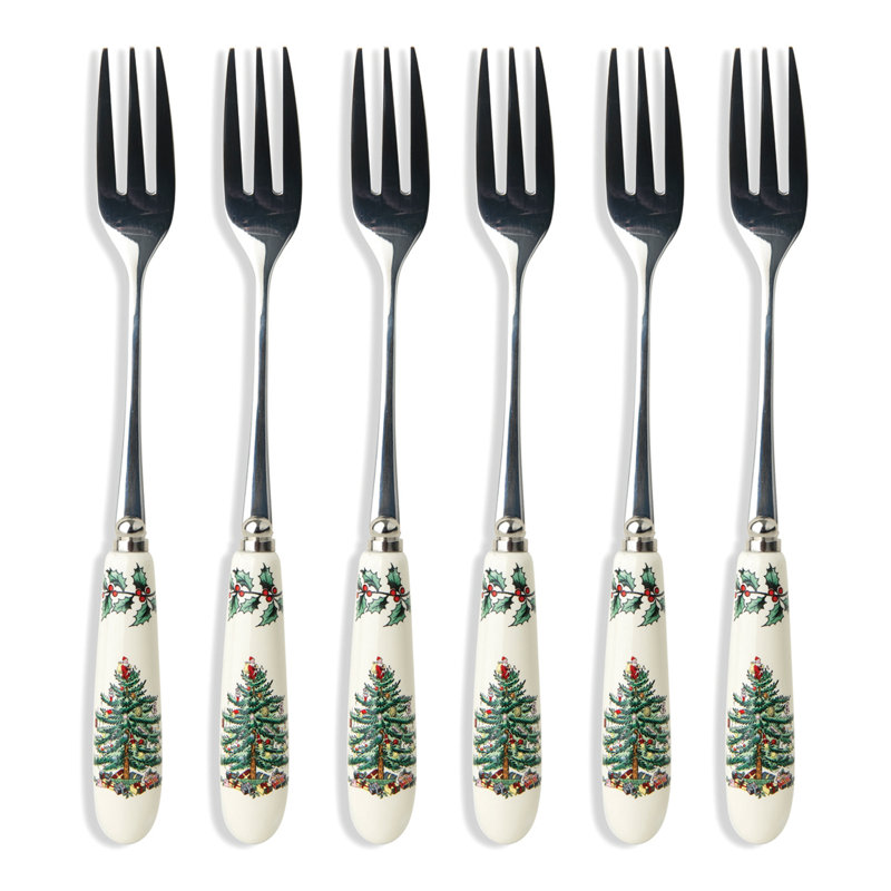 Spode, Christmas Tree - Pastry Forks