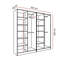 4 Door Manufactured Wood Wardrobe