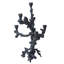 Porte-bougie Alfrida graphite