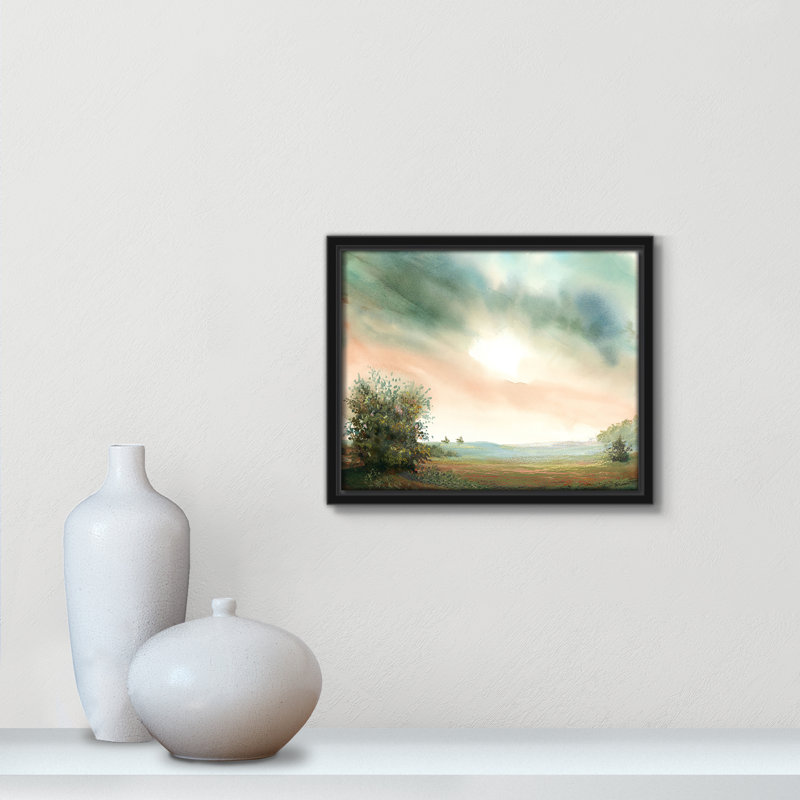 «Edge Print» par Dena Ann Adams, Noir, H 9,5 po x l 11,5 po