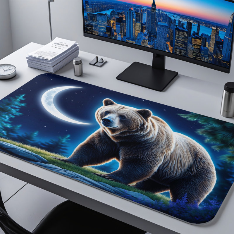 Polyester Desk Pad, 31.5x15.5