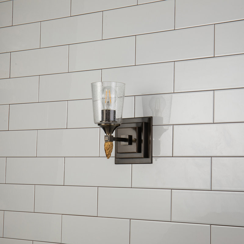 Vetiver 1 Light Wall Sconce Gold, Dark Bronze/Gold