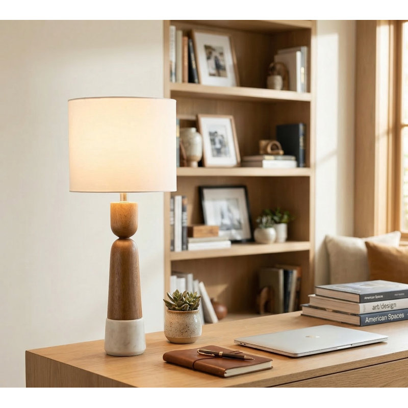 Famme Solid Wood Table Lamp