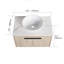 Meuble-lavabo à fixation flottante Nyckolas