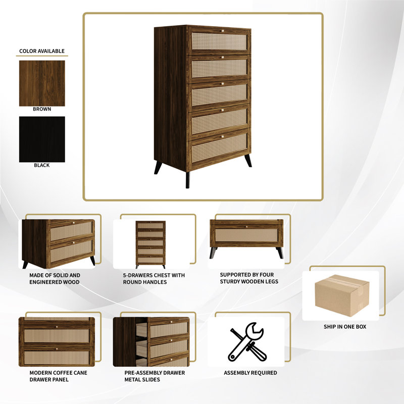 Porston Dresser, Brown