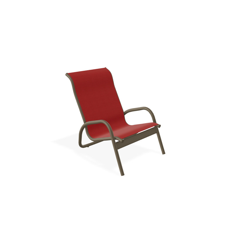 Gardenella Patio Chair, Red, Beachwood