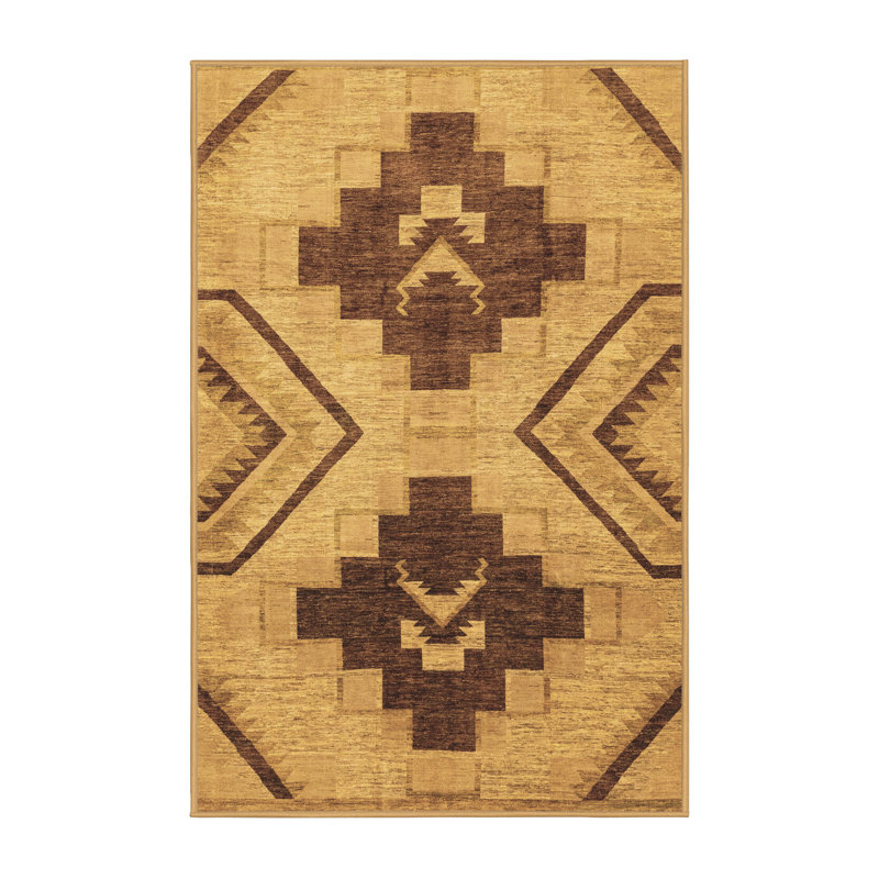Keondric Southwestern Indoor Rug, Rectangle 8' x 12'