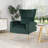 Koburn Velvet Wingback Chair-797814339