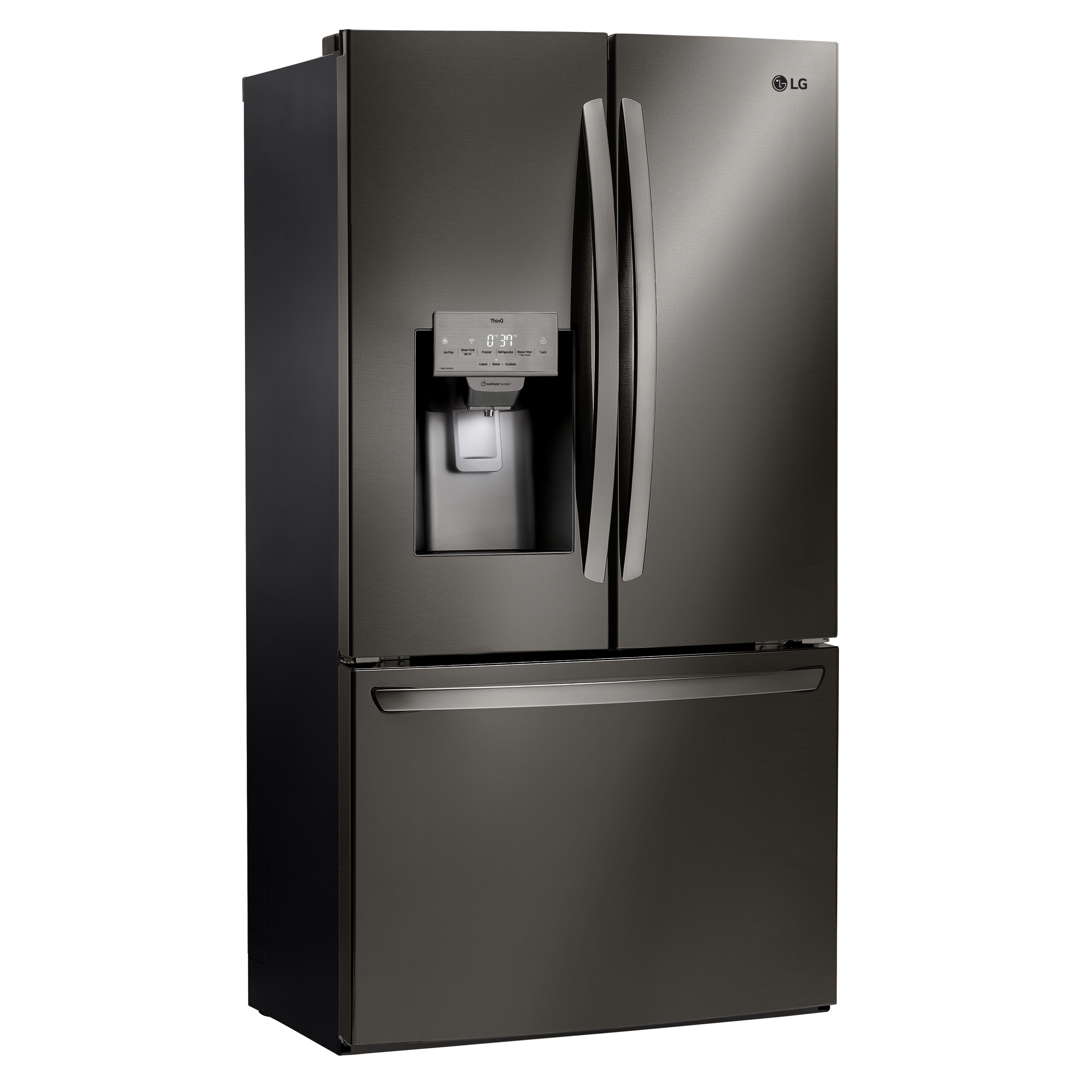 LG 28 Cu.Ft 3 Door French Door, Standard Depth, Ice And Water With Single  Ice & Reviews