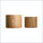 Nesting Coffee Table Set with Natural Tree Ring Finish