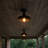 10 in. W 1 - Bulb Outdoor Semi Flush Mount-41094683