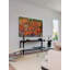 "S croquis cadmium orange", reproduction sur toile tendue-20648373