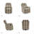Caleya Modern Ergonomic Swivel Rocker Manual Recliner-375385665
