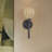 Summervine 1 Light Bronze Single Sconce-121436195