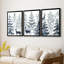 Art de Noël de Noël - Cccxxxi - Toile tendue avec châssis sur mesure - 3 pièces-124366067-124366078